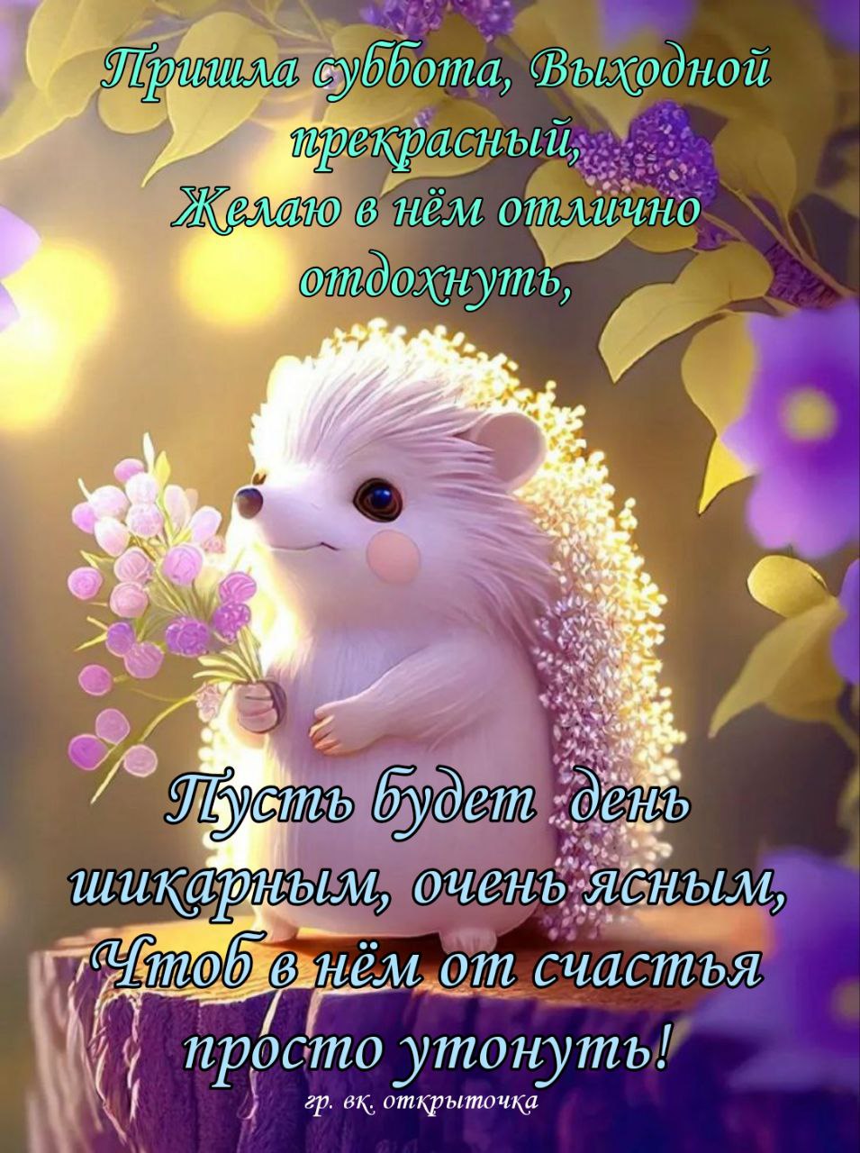 Картинки с ежиками с добрым утром