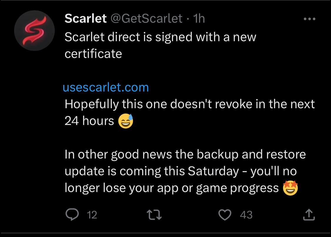 Usescarlet