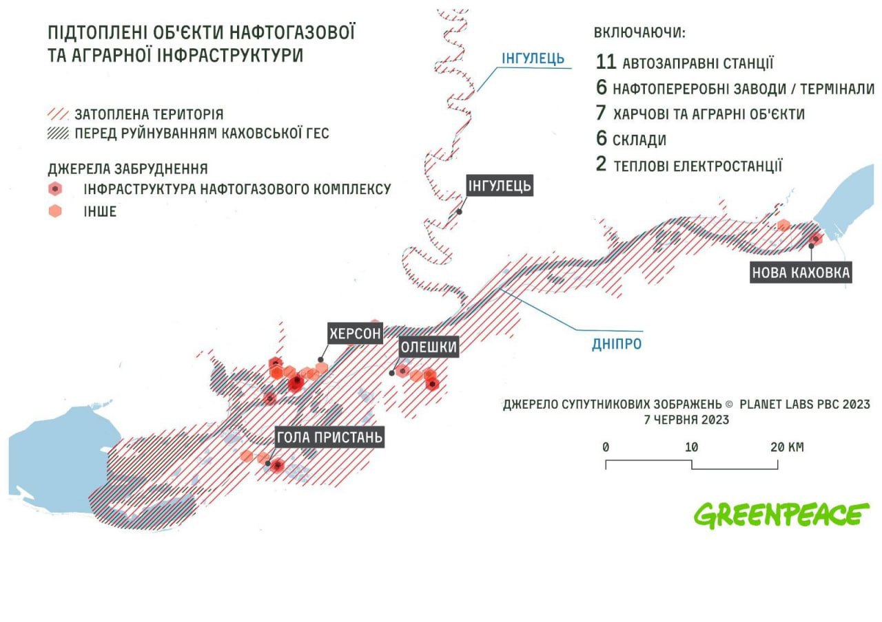 Каховское водохранилище карта