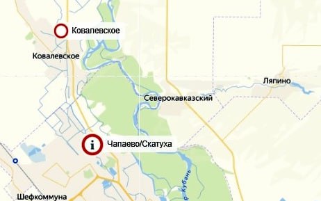 Карта рыбалка в краснодаре