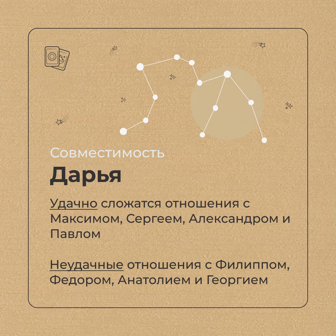Какое имя подходит дарье