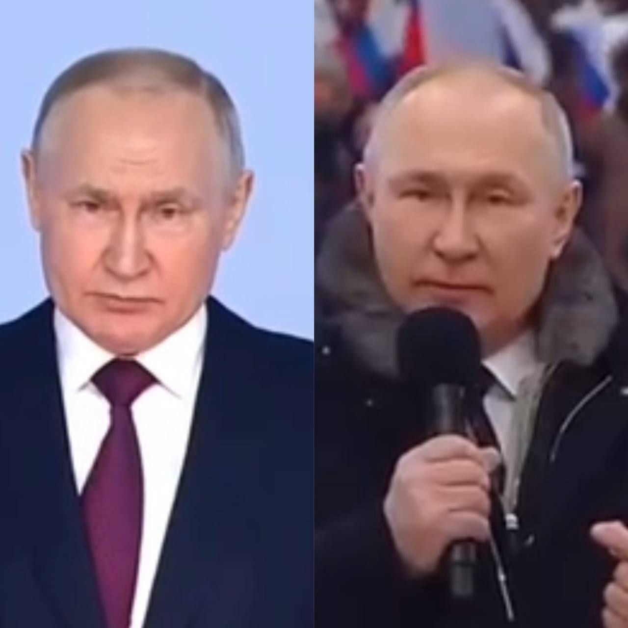 Путин разный на фотографиях