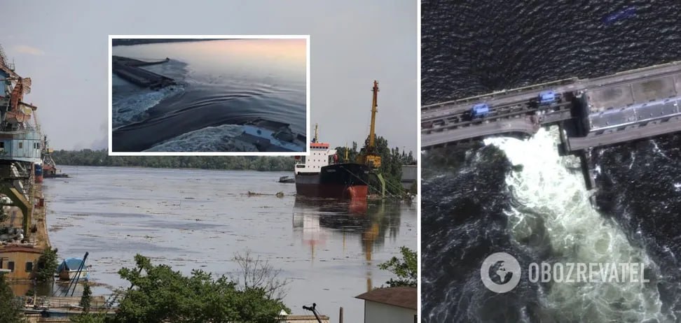 Каховская гэс кто взорвал. Херсон под водой.