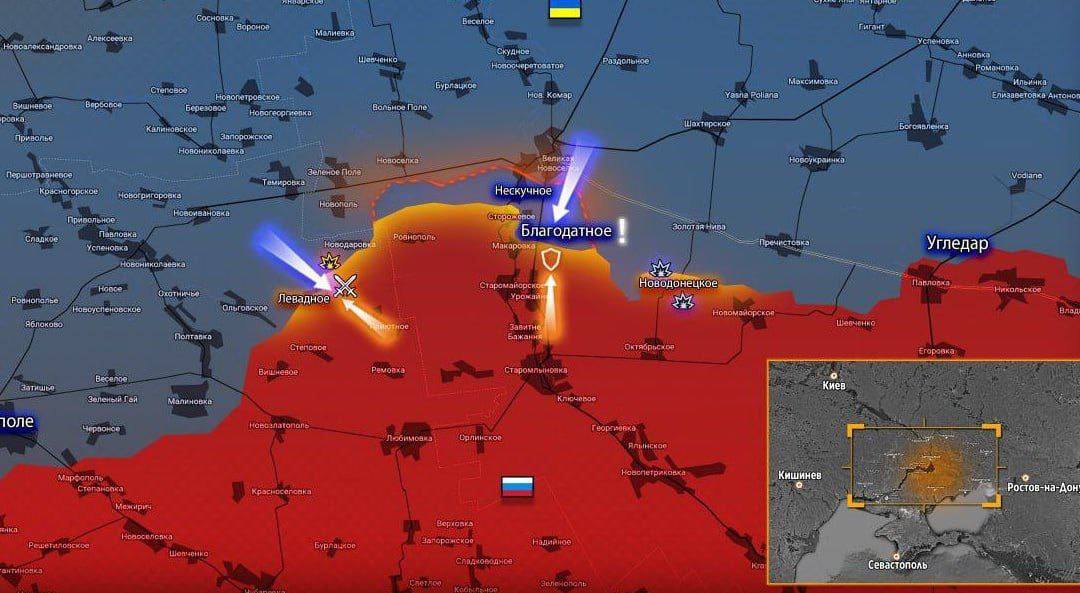 Карта боевых действий на запорожье на сегодня в реальном времени