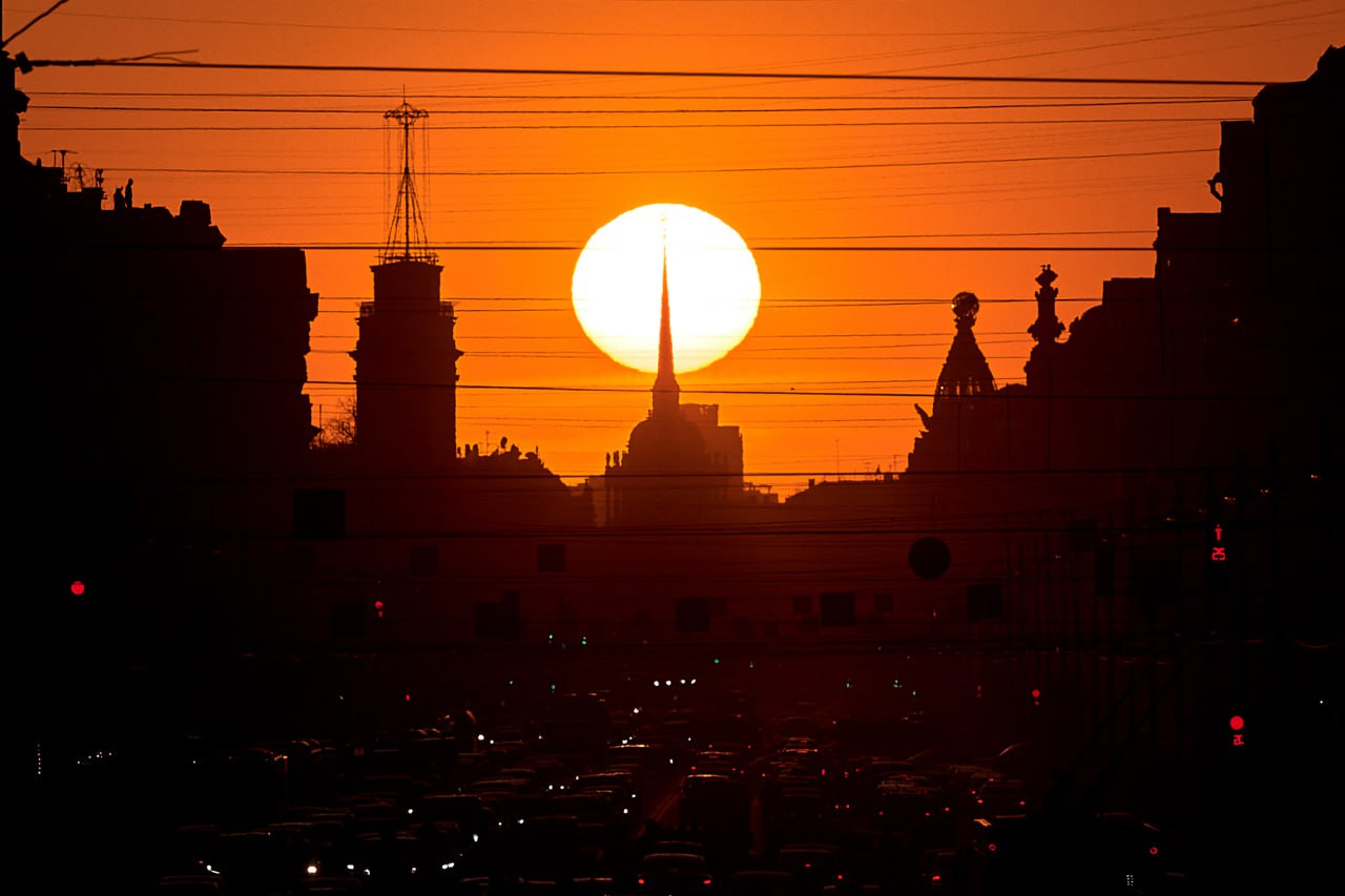 санкт петербург в солнце