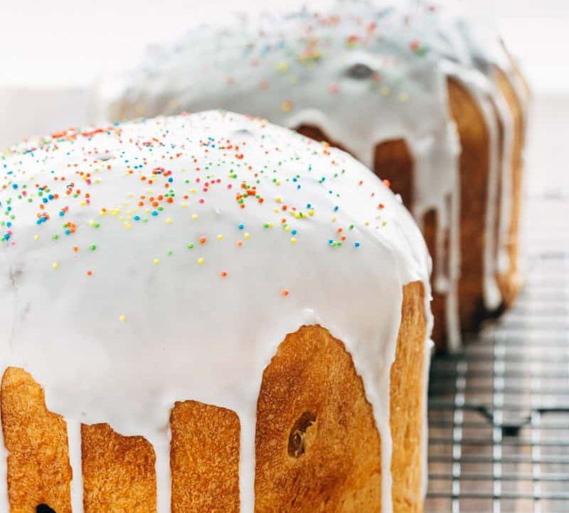 Panettone with Icing