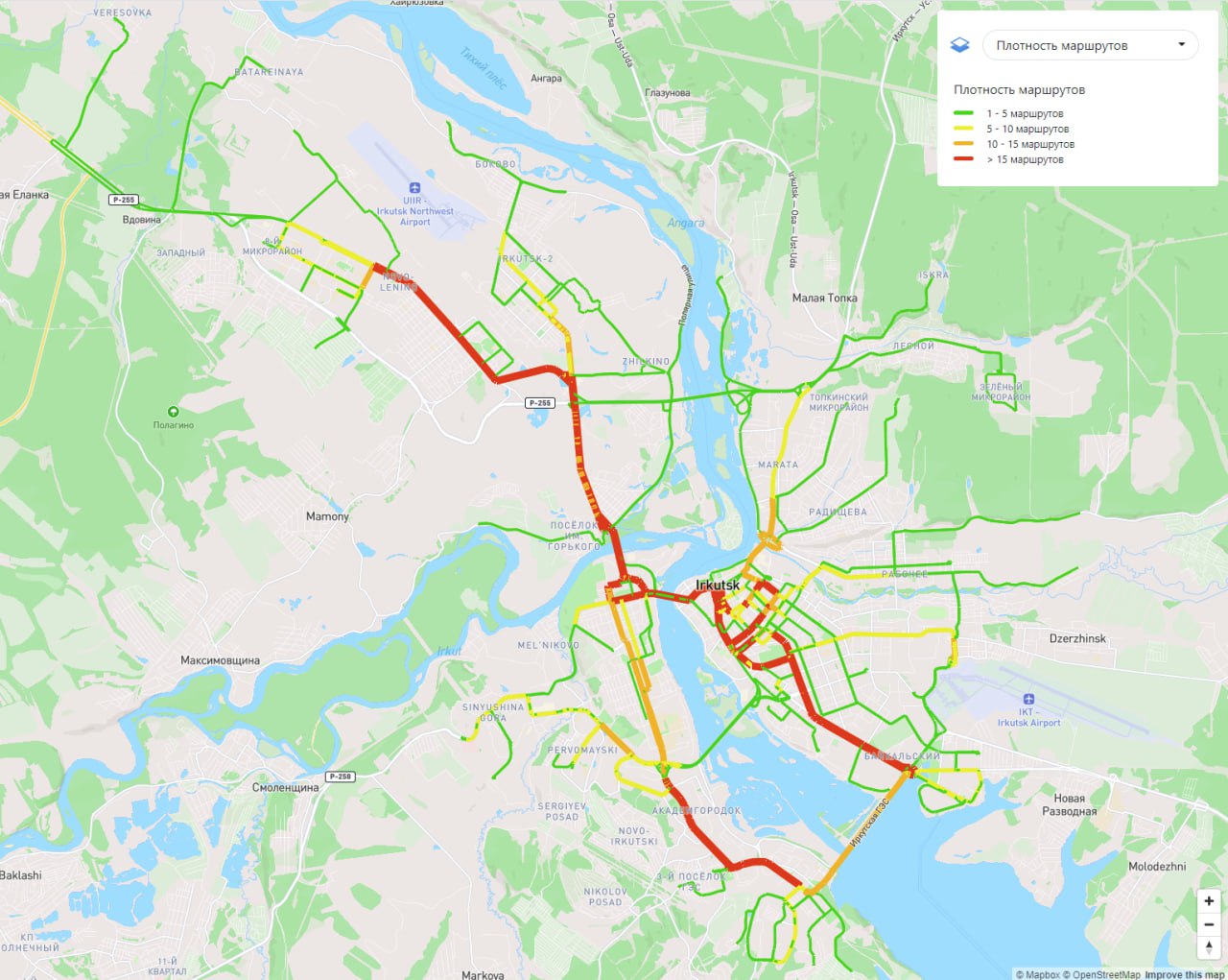 Показать на карте иркутск